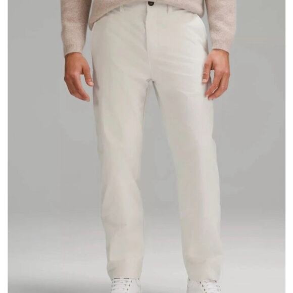 Lululemon Other - NWT $148 Lululemon Relaxed-Tapered Trouser 34x27.5” Smooth Twill Bone Stretch